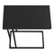 Monarch Specialties Accent Table, C-shaped, End, Side, Snack, Living Room, Bedroom, Black Laminate, Black Metal I 3467 - alternate 6
